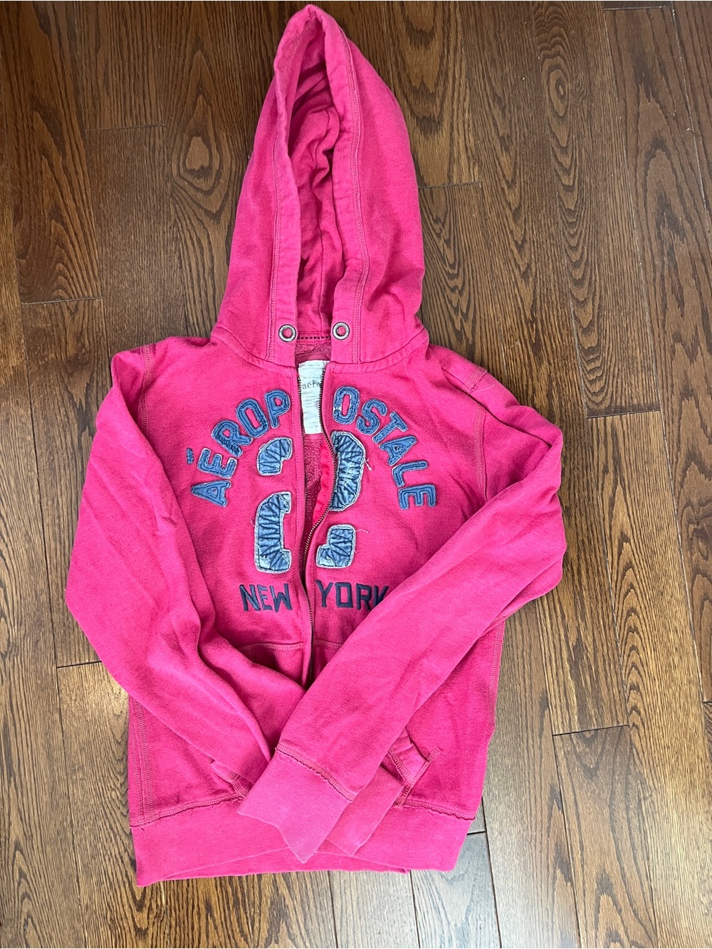 Aeropostale Women’s Pink Hooded Zip Sweatshirt FREE WITH ANOTHER PURCHASE